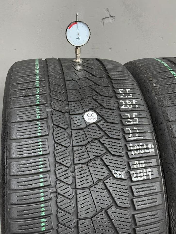 285/35/22 106W Continental winterbanden 5,5mm profiel, Auto-onderdelen, Banden en Velgen, Overige maten, Erkend duurzaam, Winterbanden