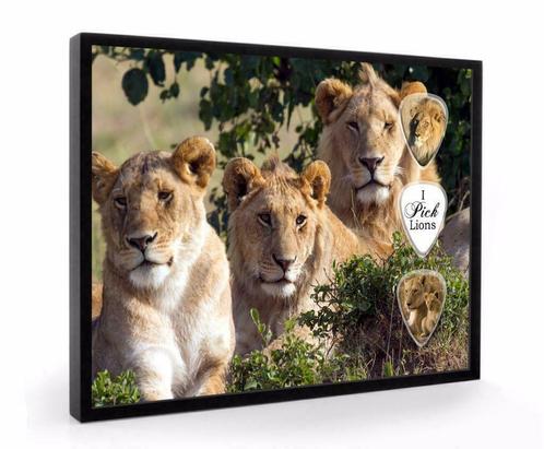 Leeuw plectrumdisplay, Verzamelen, Dierenverzamelingen, Overige typen, Nieuw, Wild dier, Ophalen of Verzenden