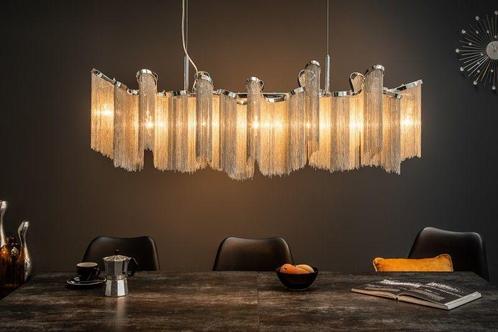 Extravagante hanglamp ROYAL 118cm zilveren hanglamp - 39107, Huis en Inrichting, Lampen | Hanglampen, Ophalen of Verzenden