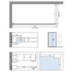 Aanbieding: Inloopdouche Brauer Frame Set 1 Helder Glas, Ophalen of Verzenden, Nieuw