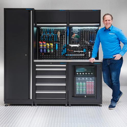 Datona Werkplaatsinrichting PREMIUM RVS werkblad met, Doe-het-zelf en Verbouw, Werkbanken, Nieuw, Ophalen of Verzenden