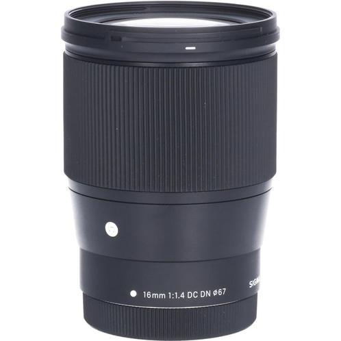 Sigma 16mm f/1.4 DC DN Contemporary Canon EF-M CM2782, Audio, Tv en Foto, Fotografie | Lenzen en Objectieven, Groothoeklens, Gebruikt