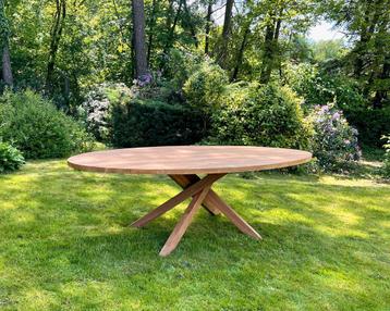 Ovale tuintafel |180 t/m 260 | v.a €800,- | massief teakhout beschikbaar voor biedingen
