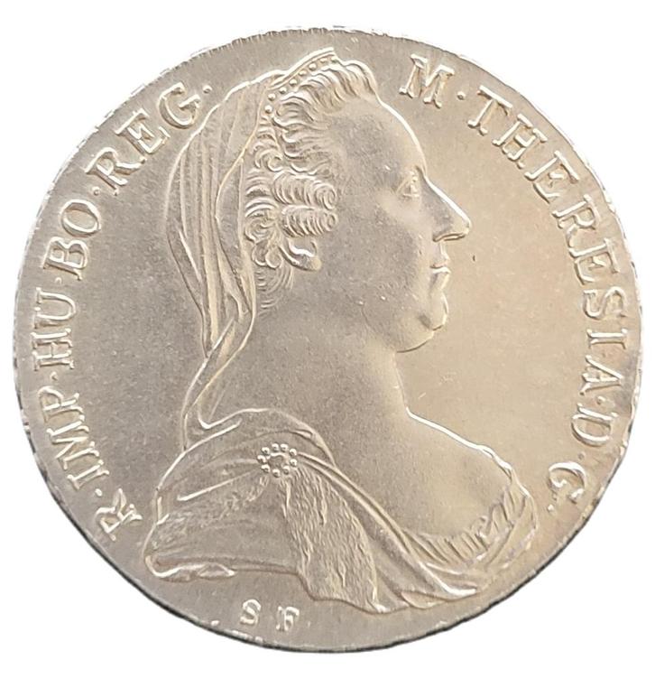Oostenrijkse zilveren Maria Theresia Thaler 1780, Postzegels en Munten, Munten | Europa | Niet-Euromunten, Losse munt, Zilver