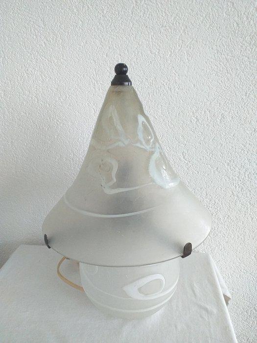 Tafellamp - Glas - Mushroom lamp, Antiek en Kunst, Curiosa en Brocante