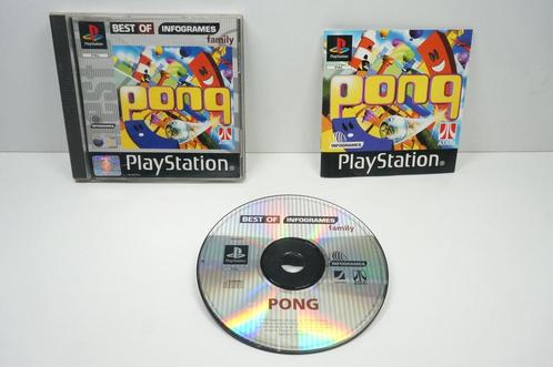 Pong (Best of Infogrames) Garantie & morgen in huis!, Spelcomputers en Games, Spelcomputers | Sony PlayStation 1, Zo goed als nieuw