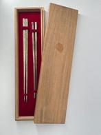 Set sterlingzilveren eetstokjes: L19,4-22 cm - Zilver,