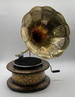 GRAMOPHONE - ANTIEKE Grammofoon: Handgemaakt Grammofoon, Antiek en Kunst