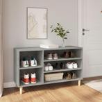 vidaXL Schoenenkast 102x36x60 cm bewerkt hout betongrijs, Verzenden, Nieuw