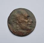 Penning - Jannes Limperg - Bronzen penning Wim Sonneveld´, Antiek en Kunst