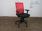 Bureaustoel | Jong gebruikt | Rood mesh rugleuning | BS168R, Huis en Inrichting, Bureaus, Verzenden, Gebruikt