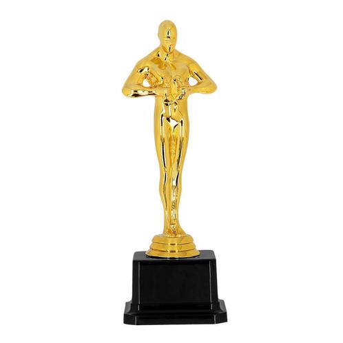 Gouden Oscar Award Hollywood Trofee 21cm, Hobby en Vrije tijd, Feestartikelen, Nieuw, Verzenden