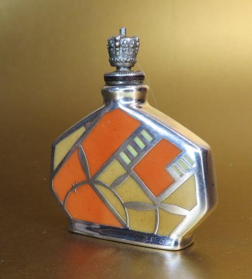 Parfumflesje (Crowntop) - Parfumfles - .1000 zilver, Antiek en Kunst, Kunst | Designobjecten