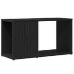 vidaXL Tv-meubel 60x24x32 cm spaanplaat zwart eikenkleurig, Verzenden, Nieuw, Overige houtsoorten