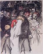 Agenten  - Litho Kees van Dongen (lijst optie, lithos), Verzenden