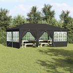 vidaXL Partytent met 10 zijwanden grijs 6x4 m PE, Verzenden, Nieuw, Partytent