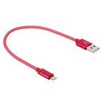 20CM Luxe Oplader en Data USB Kabel voor iPhone  - iPad Rood, Telecommunicatie, Nieuw, Snoer of kabel, Apple iPhone, Verzenden