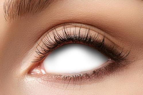 Sclera volledig Witte  lenzen, Kleding | Dames, Carnavalskleding en Feestkleding, Nieuw, Ophalen of Verzenden