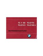 1980 BMW 5 SERIE INSTRUCTIEBOEKJE DUITS, Auto diversen, Handleidingen en Instructieboekjes