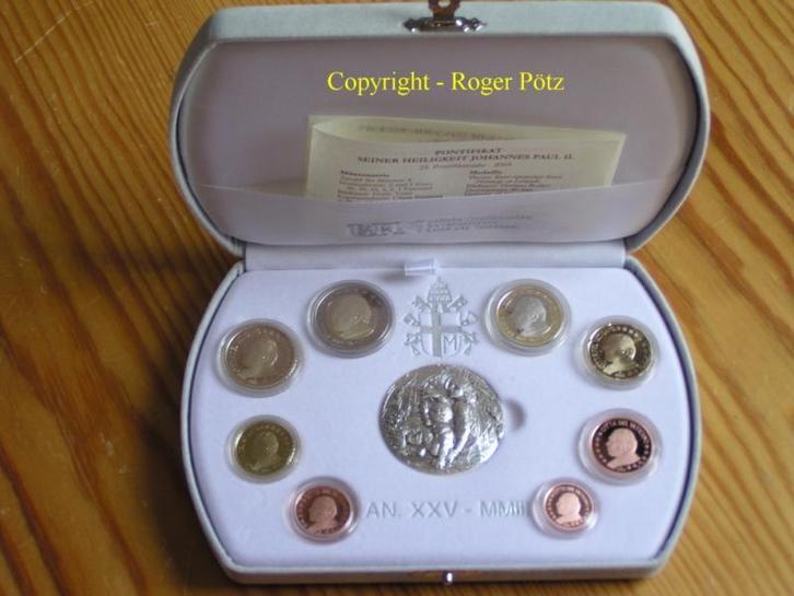 3,88 Euro munten set 2003 Pp Vatikan im Originaletui Ovp, Postzegels en Munten, Munten | Europa | Euromunten, Verzenden