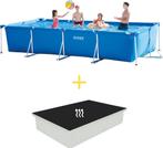 Zwembad  Frame Pool  450 x 220 x 84 cm  Inclusief, Verzenden, 200 tot 300 cm, 80 tot 120 cm, Nieuw