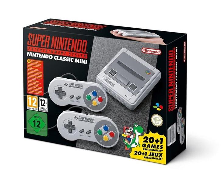 Classic Mini Super SNES Mini (In Doos) (SNES Spelcomputers), Spelcomputers en Games, Spelcomputers | Nintendo Super NES, Zo goed als nieuw