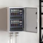 vidaXL Controlekast Grijs 50 x 24.5 x 70 cm Kunststof, Doe-het-zelf en Verbouw, Elektra en Kabels, Verzenden, Nieuw