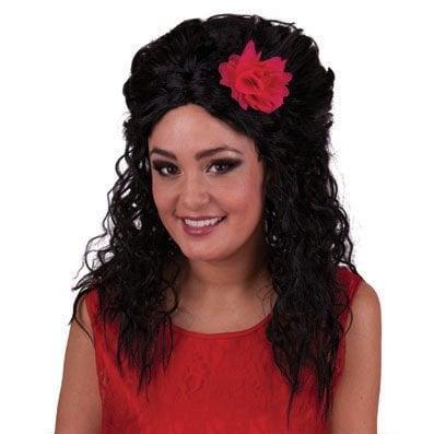 Spaanse pruik Amy, Kleding | Dames, Carnavalskleding en Feestkleding, Nieuw, Ophalen of Verzenden