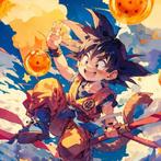 JZL - [XL] “Kid Goku – Sky of Dragon Orbs, Nieuw