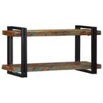vidaXL Wandschap massief gerecycled hout meerkleurig, Huis en Inrichting, Woonaccessoires | Cd- en Dvd-rekken, Verzenden, Nieuw