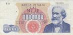 1964 Vf Italy P 96b 1000 Lire, Postzegels en Munten, Bankbiljetten | Europa | Niet-Eurobiljetten, Verzenden