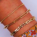 Gouden Valkenoog Armband 14k, Sieraden, Tassen en Uiterlijk, Armbanden, Verzenden, Nieuw, Goud, Goud