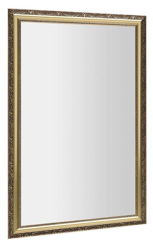 Sapho Bohemia spiegel met houten lijst 60x100 goud, Huis en Inrichting, Woonaccessoires | Spiegels, Ophalen of Verzenden