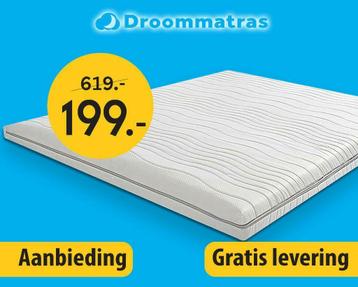 Koudschuim Topdekmatras/topper 180×200 dikte 7 cm beschikbaar voor biedingen