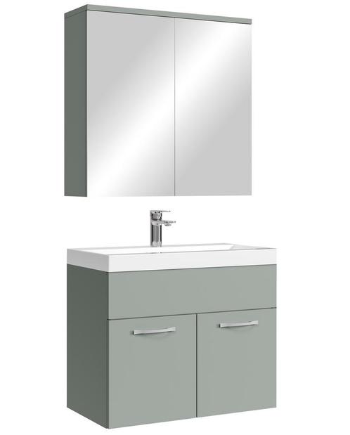 Badkamermeubel Set Montreal 01 60 cm Mat Groen Badmeubel, Huis en Inrichting, Badkamer | Badkamermeubels, Nieuw, Wastafelkast