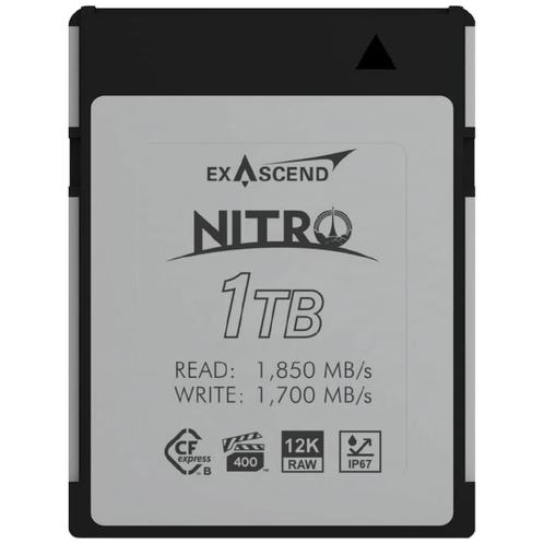 Exascend Nitro Cfexpress(Type B) 1TB, Audio, Tv en Foto, Fotografie | Geheugenkaarten, Overige typen, Nieuw, Ophalen of Verzenden