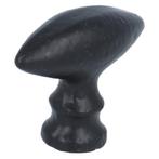 Knop ovaal gedeukt zwart 37 x 15 mm, Ophalen of Verzenden, Nieuw
