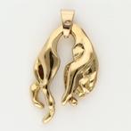 Hanger - 18 karaat Geel goud - 0.03ct. tw. Diamant, Sieraden, Tassen en Uiterlijk, Antieke sieraden