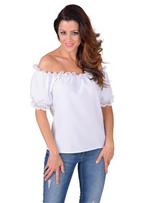 Blouse schoudervrij wit, Ophalen of Verzenden, Nieuw