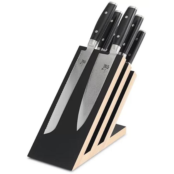 Yaxell Ran Messenset – 7-delig – Beukenhouten Magnetisch, Huis en Inrichting, Keuken | Bestek, Bestekset, Nieuw, Hout, Ophalen of Verzenden