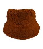 Bucket Hat Teddy Stof Bruin, Sieraden, Tassen en Uiterlijk, Verzenden, Nieuw