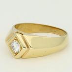 Ring - 14 karaat Geel goud Diamant (Natuurlijk) - Solitair, Sieraden, Tassen en Uiterlijk, Ringen, Nieuw