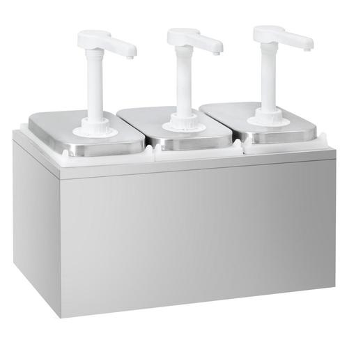 GGM Gastro | Sausdispenser - 3x 2 liter - incl. | SSH32, Zakelijke goederen, Horeca | Keukenapparatuur, Nieuw in verpakking, Overige typen