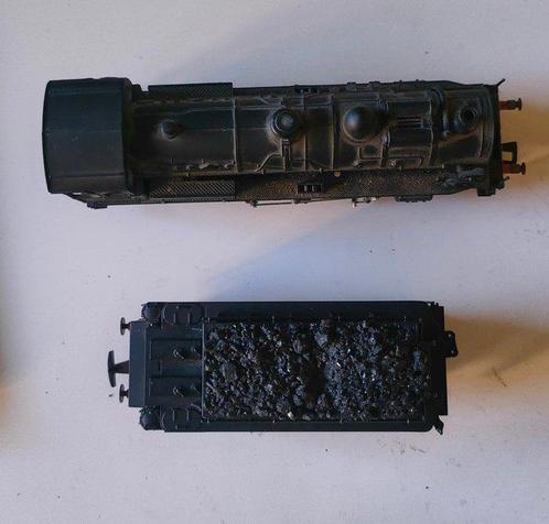 Jouef H0 - 8283 - Stoomlocomotief met tender (2) -, Hobby en Vrije tijd, Modeltreinen | H0