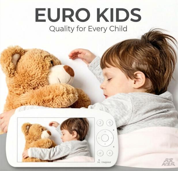 Poweradd Babyfoon met Camera – 5.5” HD Monitor – Nachtzicht, Audio, Tv en Foto, Videobewaking, Zo goed als nieuw, Verzenden