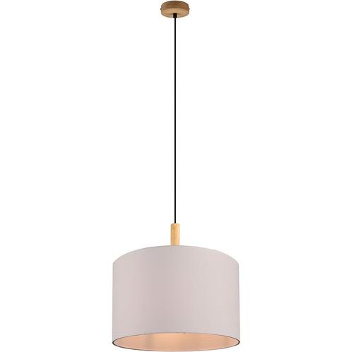 LED Hanglamp - Trion Kiblon - E27 Fitting - 1-lichts - Rond, Huis en Inrichting, Lampen | Hanglampen, Nieuw, Hout, Ophalen of Verzenden