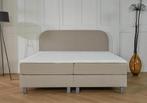 ACTIE! Boxspring Athene 180 200 Beige, Huis en Inrichting, Verzenden, Beige, 180 cm, 200 cm