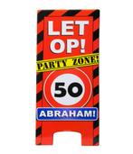 Abraham Warning Sign 50 jaar Verkeersbord 62,5cm, Verzenden, Nieuw
