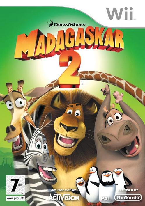 Madagascar Escape 2 Africa-Standaard (Wii) Gebruikt, Spelcomputers en Games, Games | Nintendo Wii, Zo goed als nieuw, Ophalen of Verzenden