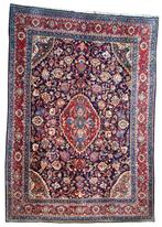 Groot Perzisch Tapijt  Kashan 350x250 wollen vloerkleed Iran, Groen, 200 cm of meer, Ophalen of Verzenden, 200 cm of meer